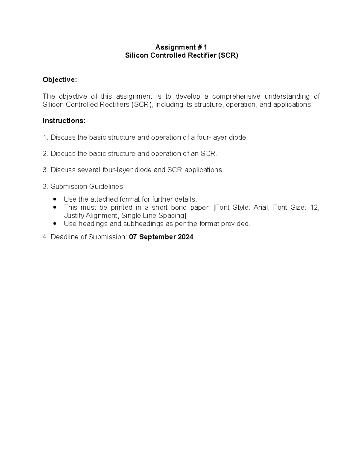 ECE03 Assignment 1: Lecture Notes on SCR Phase Control and Applications ...