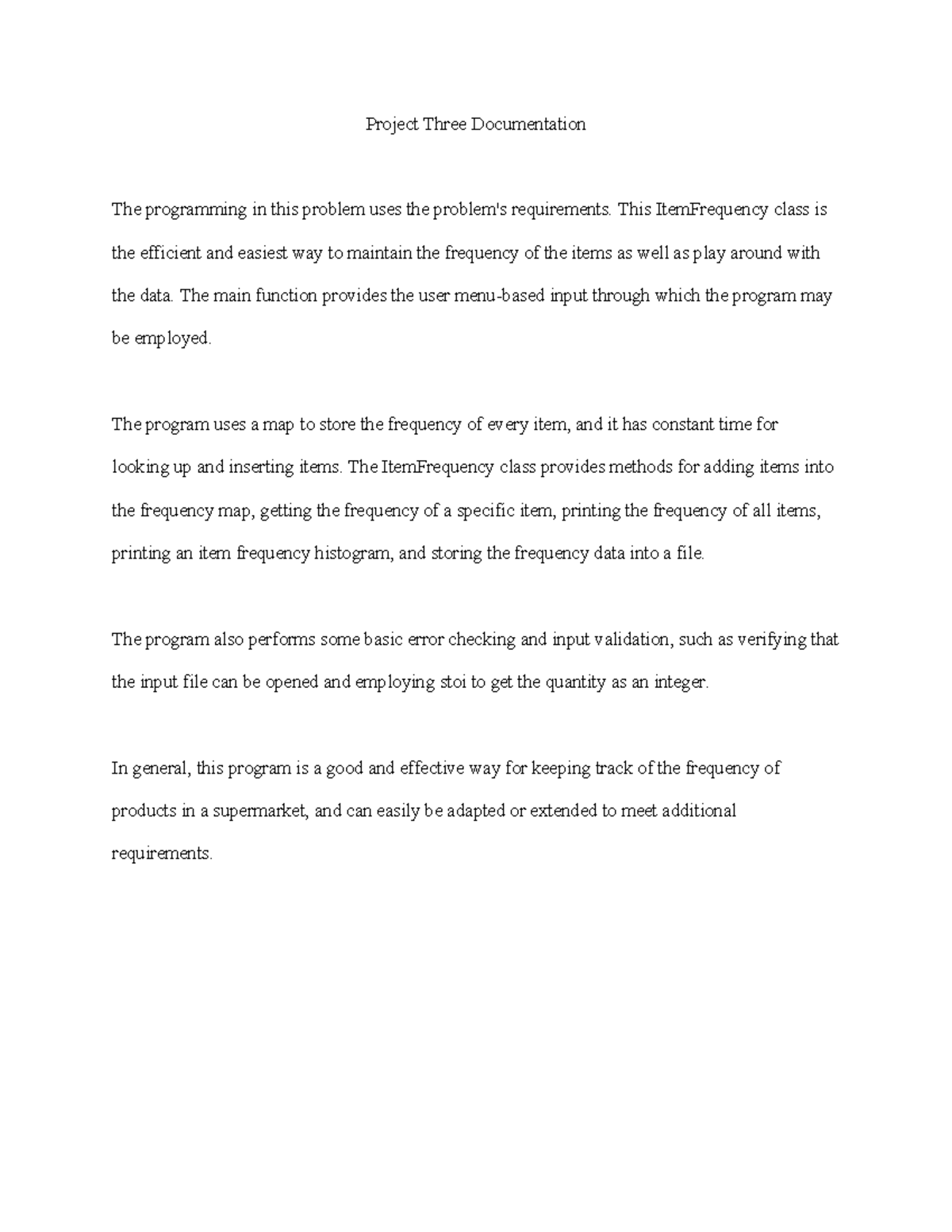 Project Three Documentation Tucker Maltby Project Three Documentation