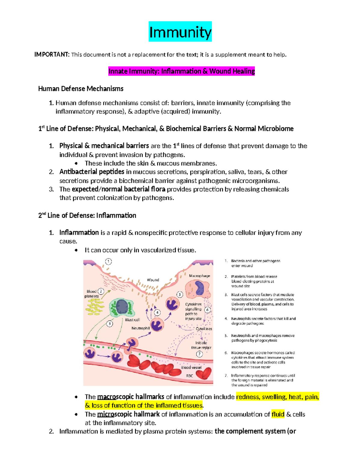 Immunity Overview: Innate and Adaptive Immune Responses - Immunity ...
