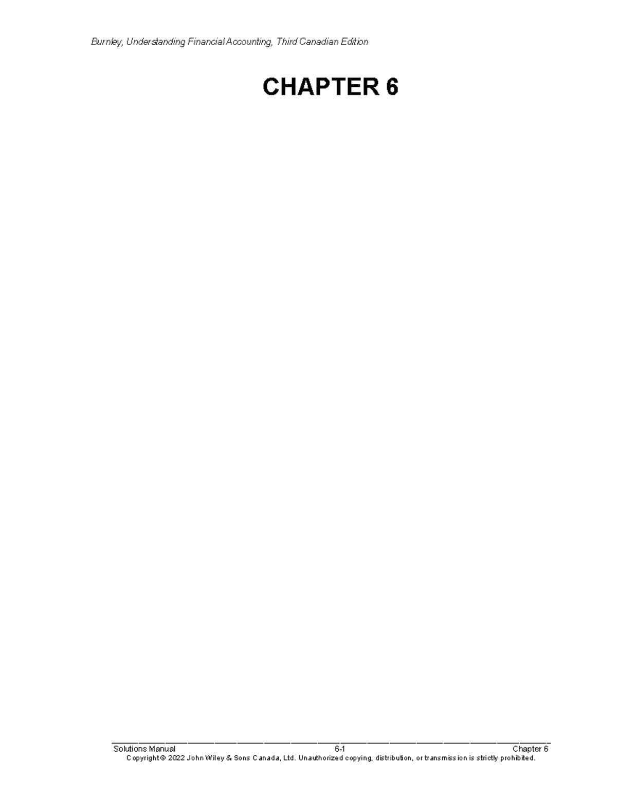 Solutions Manual Chapter 6 - Assigned Problems解答 - Studocu