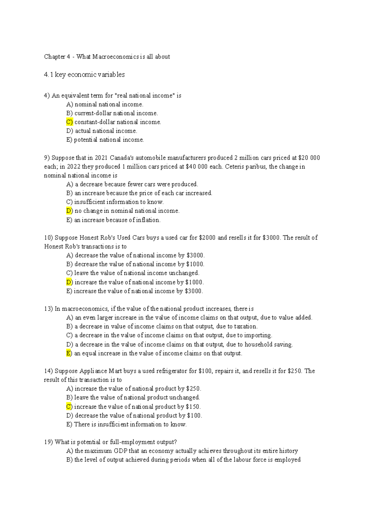 Econ 102 Final Exam Review: Key Concepts in Macroeconomics - Studocu