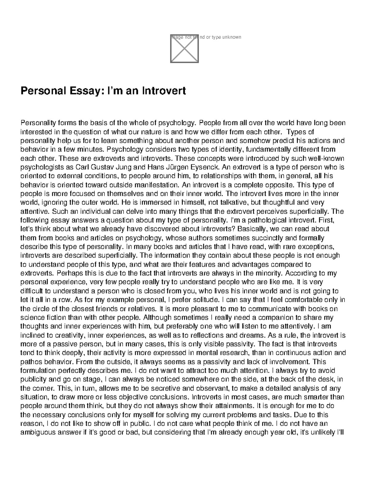 Personal Essay I’m an Introvert - Deprecated API usage: The SVG back ...