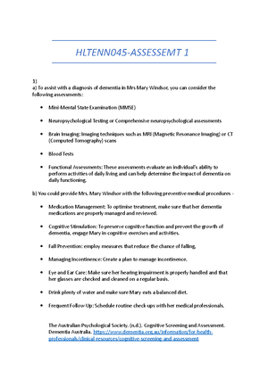 [Solved] ANSAT Australian Nursing Standards Assessment Tool Endpoint ...