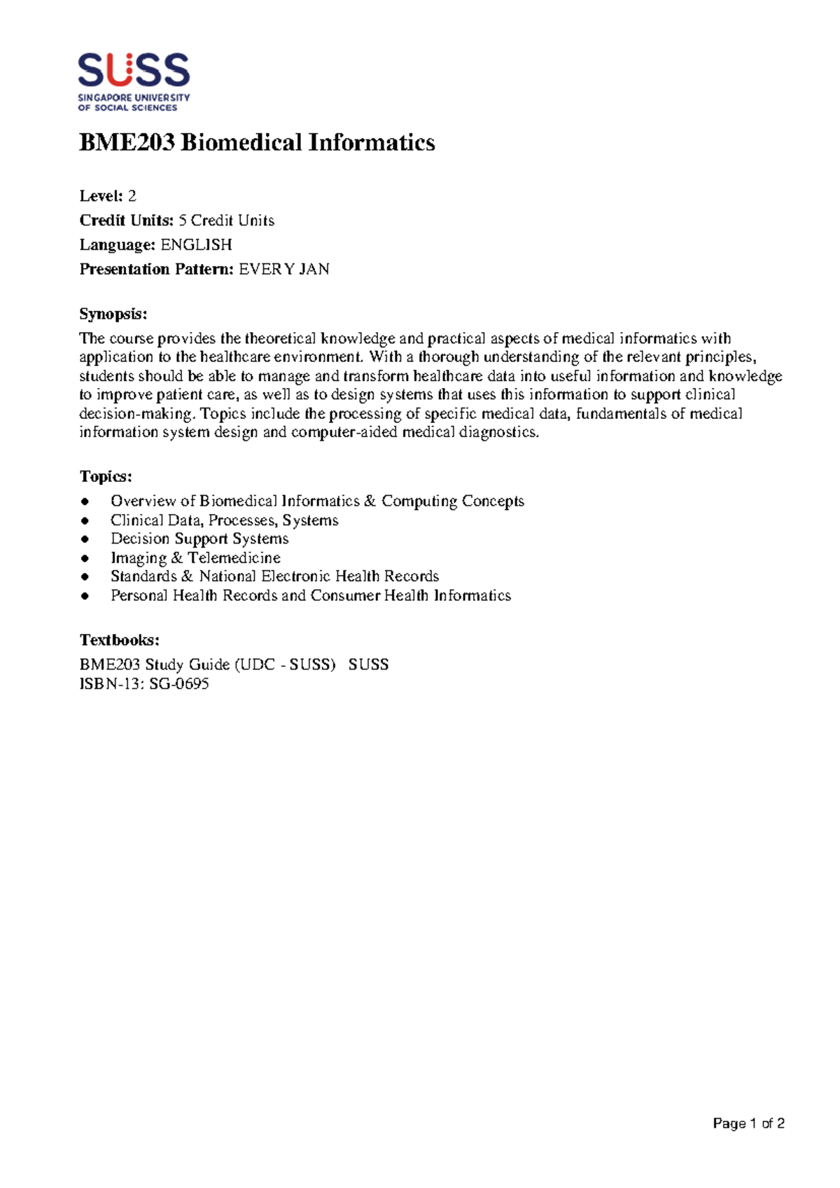 BME203 Biomedical Informatics: TMA Overview and Key Concepts - Studocu