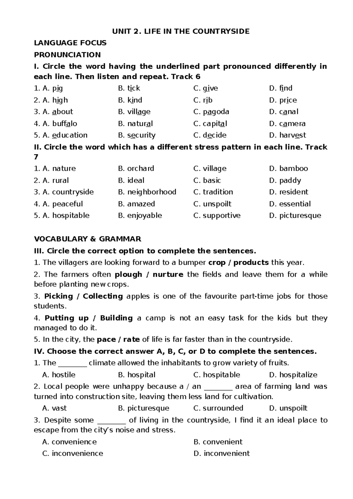 If - Conditional Exercises for Practice - Studocu