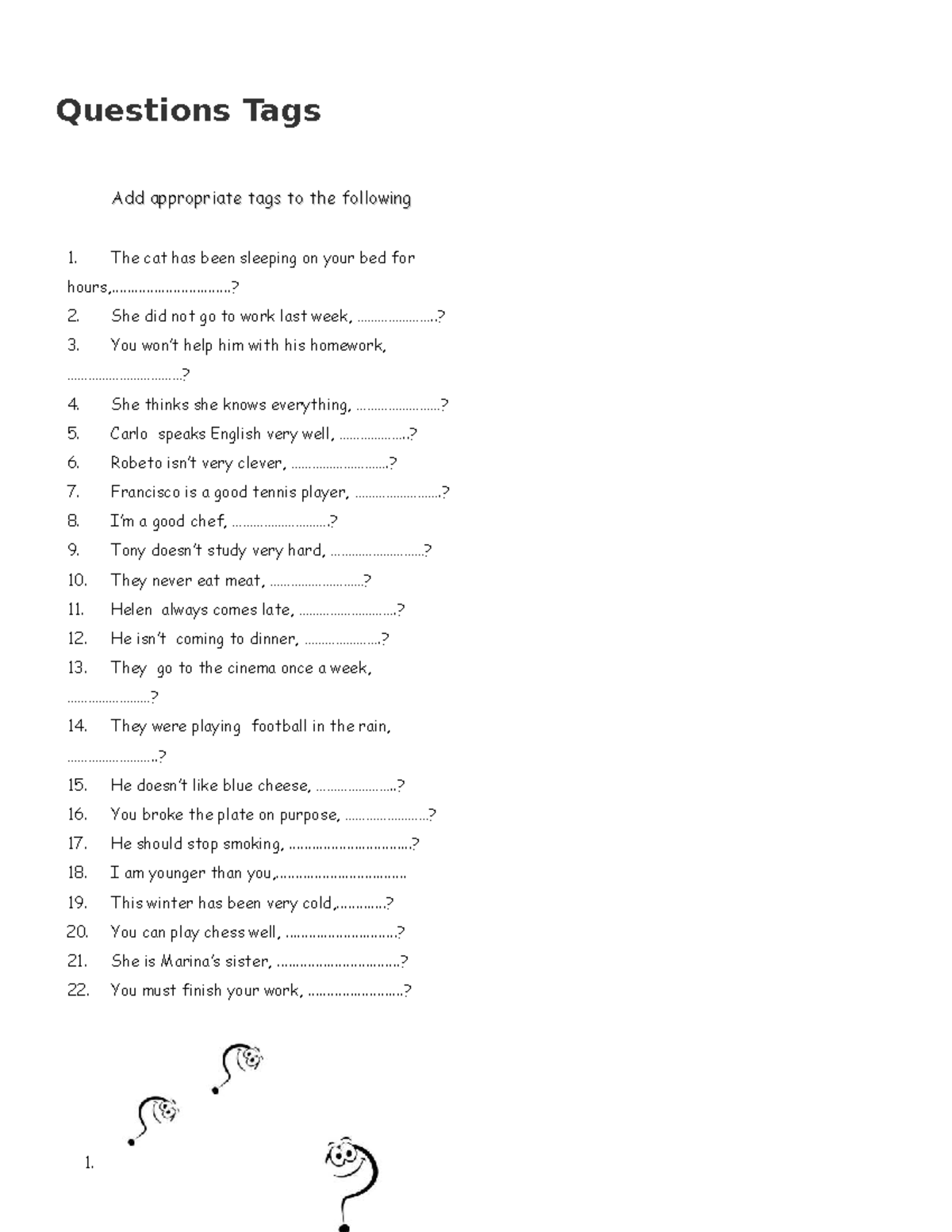 Questions Tags Practice - Questions-tags-tests 73416 - Studocu