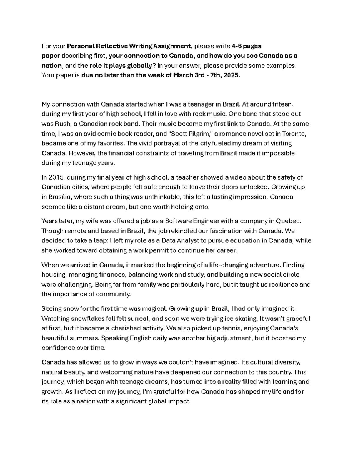 Critical Reflective Writing - For your Personal Reflective Writing ...