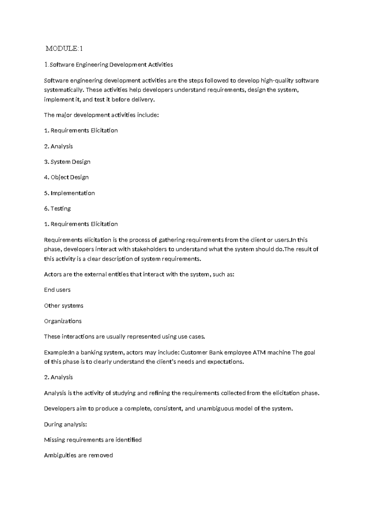 Software Engineering Development Activities: A Comprehensive Overview ...