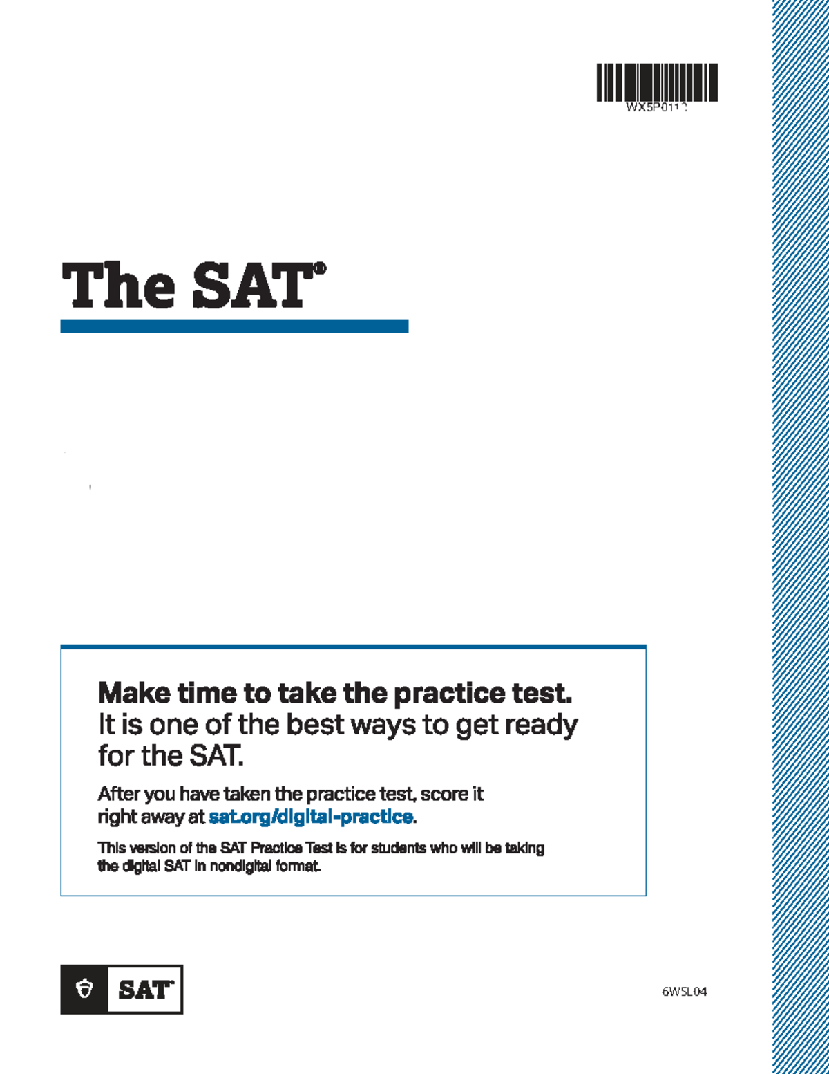WX5P0113 SAT Practice Test Module 1 Reading and Writing Questions - Studocu