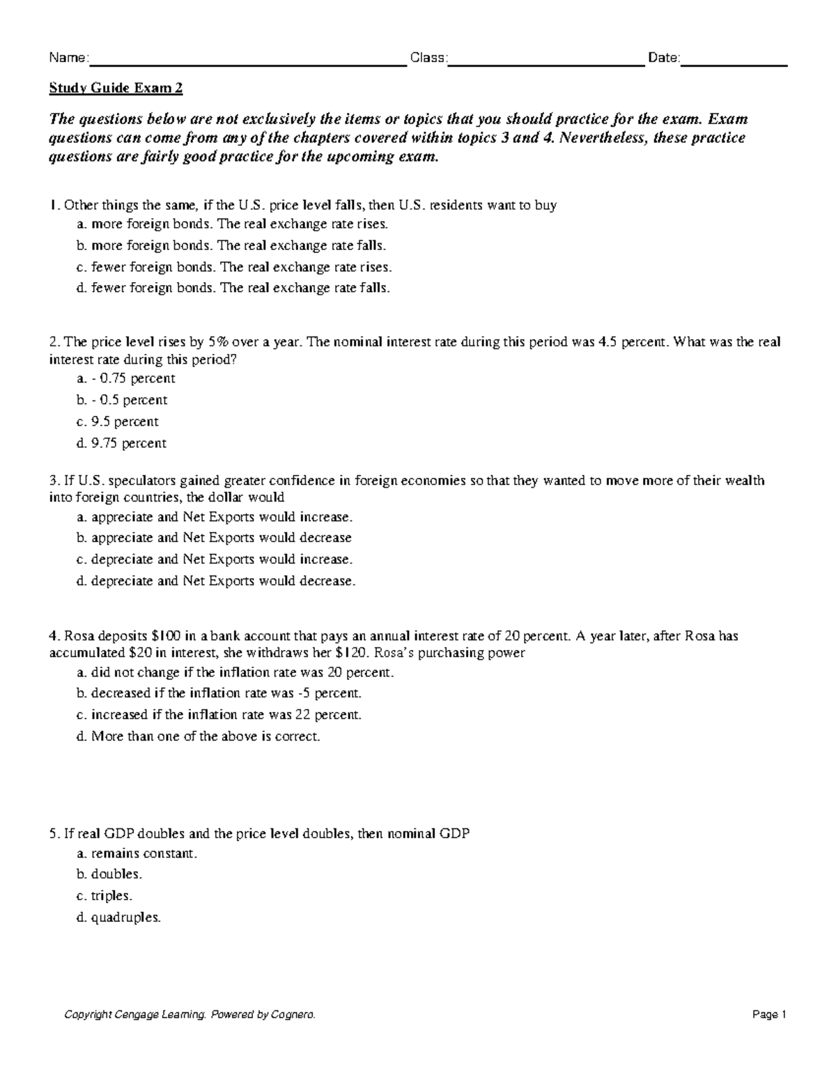 ECN-362 Exam 2 Study Guide Fall 2022 (Corrected) - Deprecated API usage ...