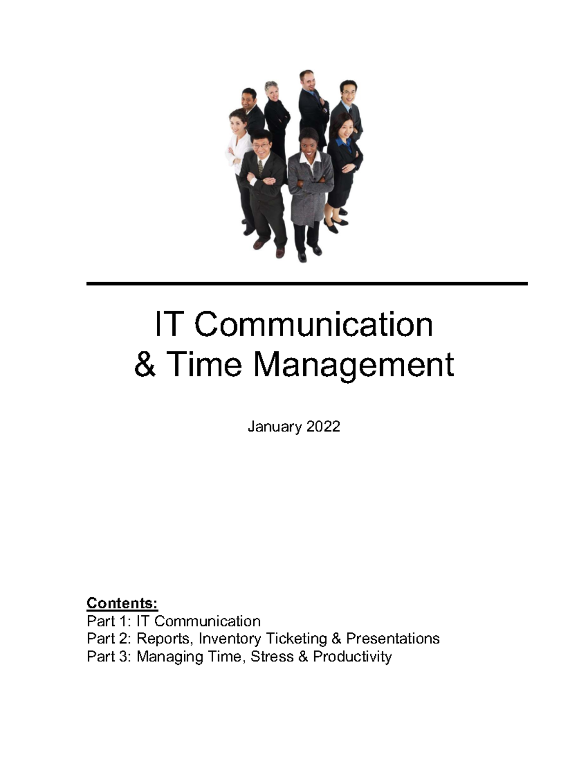ITCM 2022: Effective IT Communication & Time Management Guide - Studocu