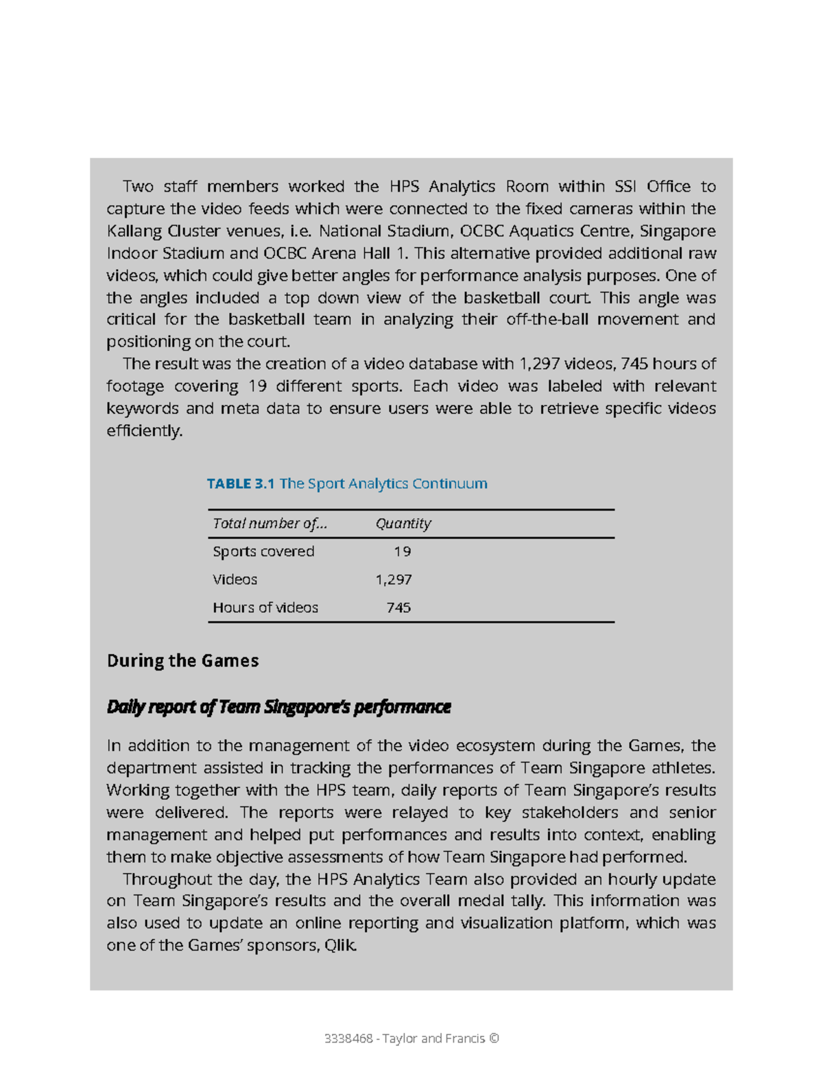 Sports Analytics and Predictive Technologies in Performance Enhancement ...