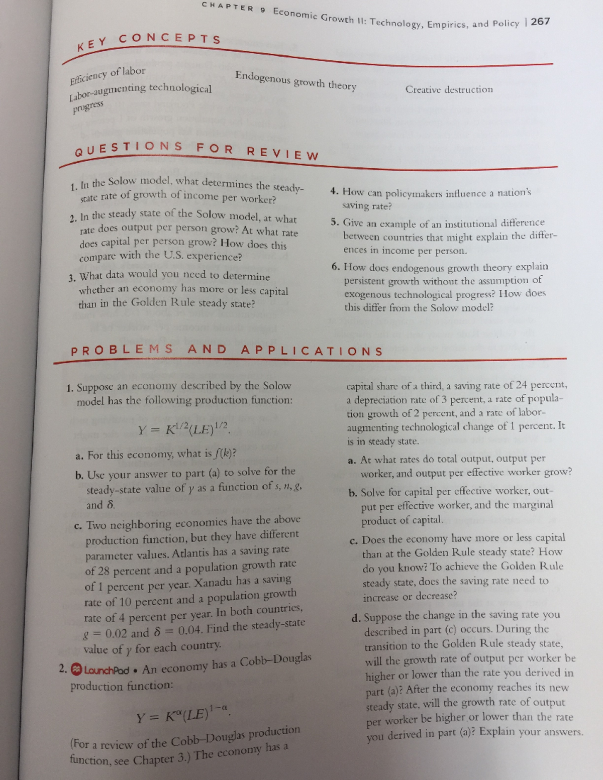 Chapter 9 problems - intermediate macroeconomics - Studocu