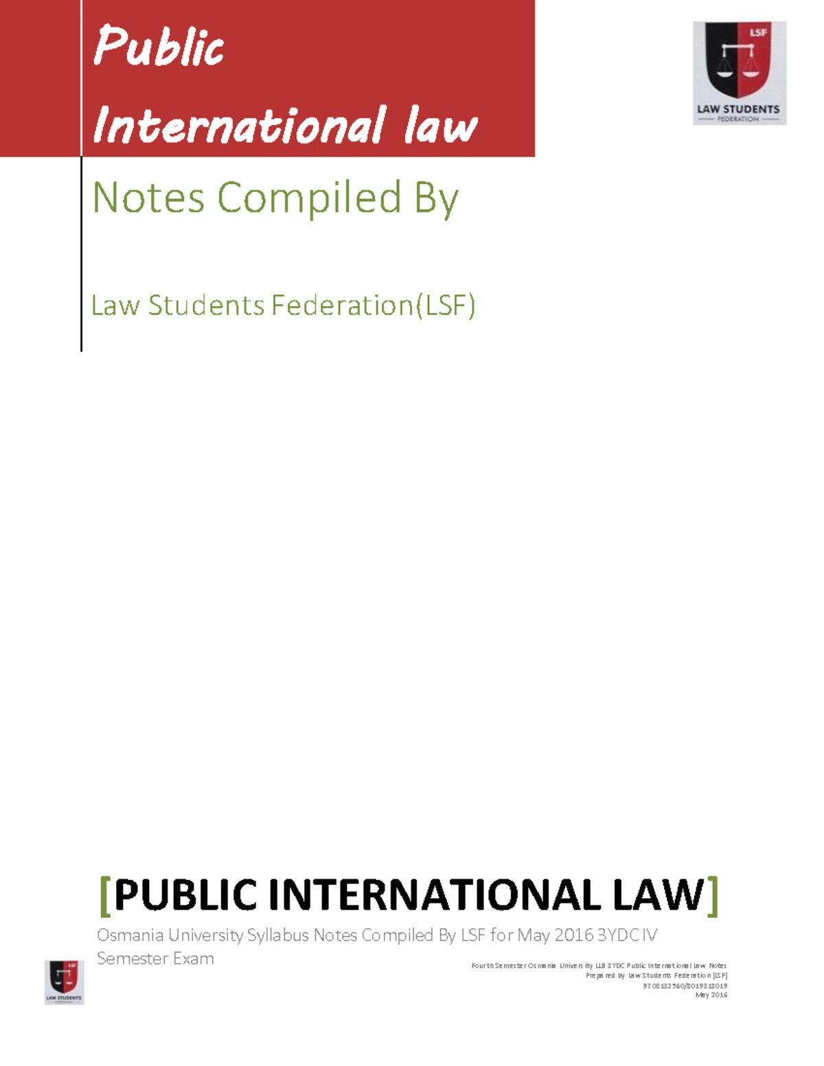 CHAPTER 2: Sources of Modern International Law (LAW 101) - Studocu