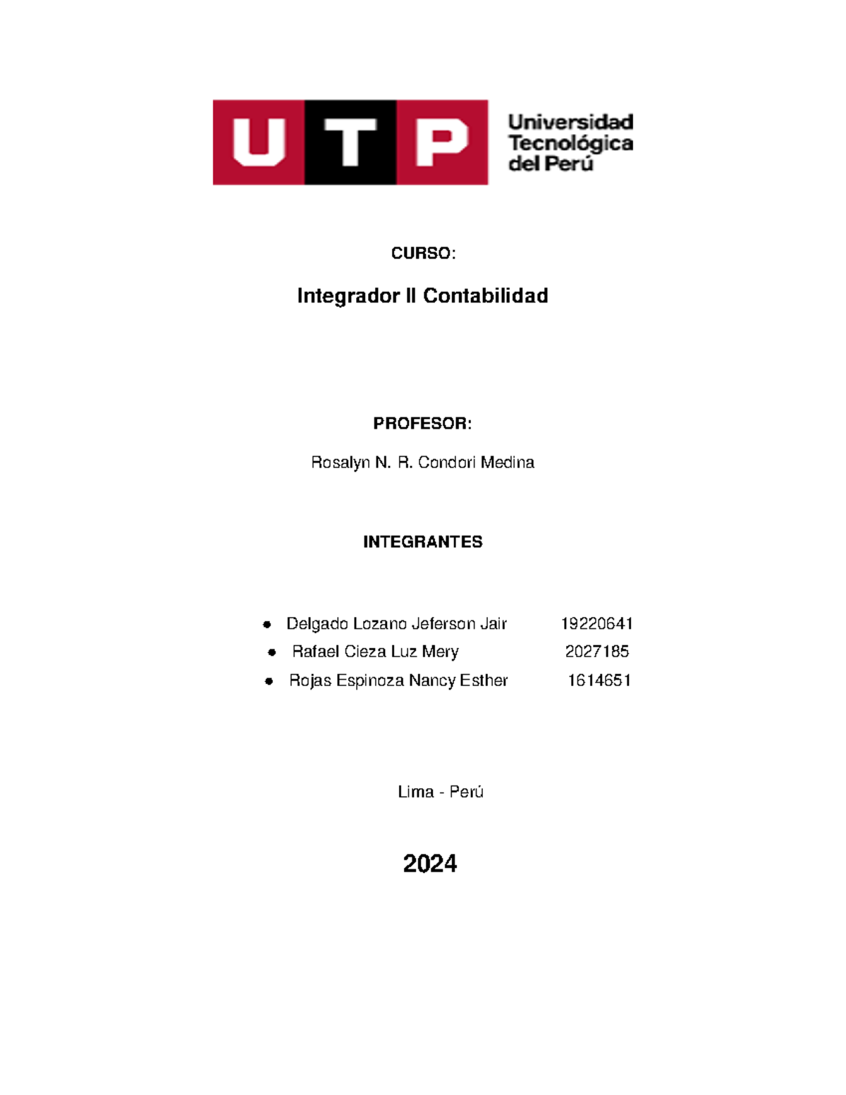 Trabajo Final - Diagnóstico Financiero y Estrategias en Integrador II - Document Preview
