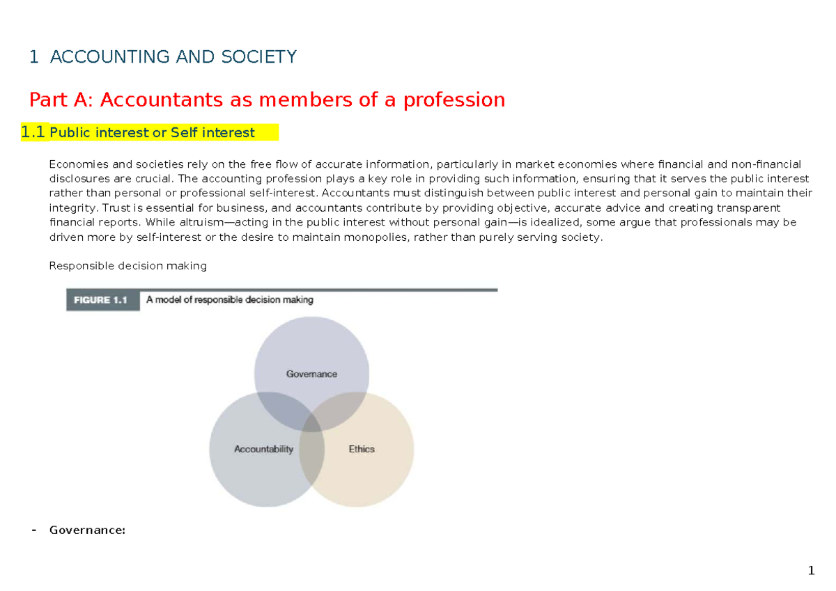 CPA Ethics 3: The Role of Accountants in Society and Professionalism ...
