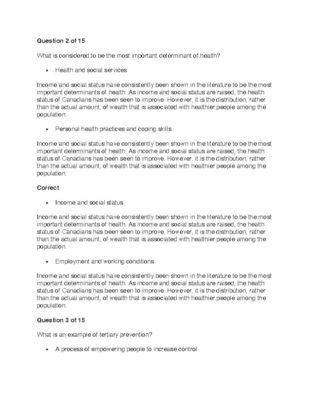 Determinants of Health & Community Nursing Insights (Doc1 5 - Notes ...