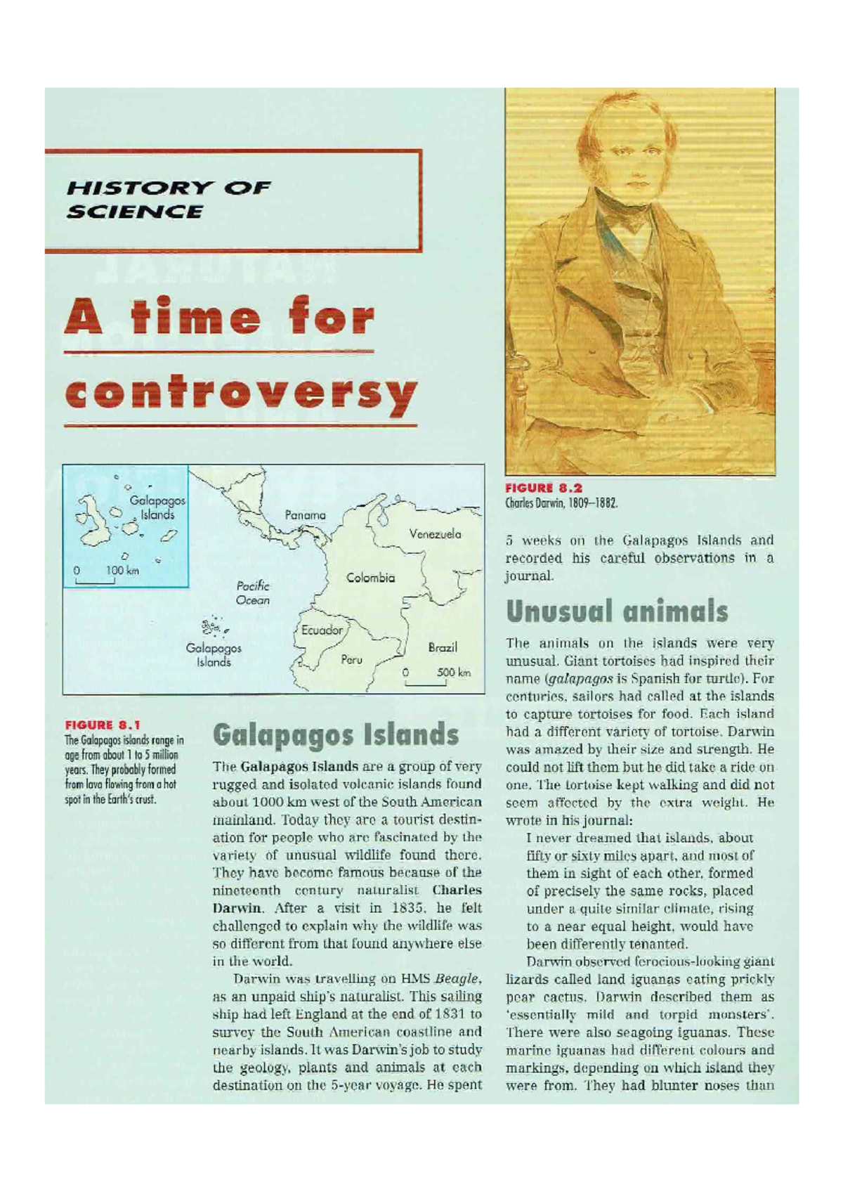 SCIENCE: Charles Darwin and the Galapagos Islands (HIST 101) - Studocu