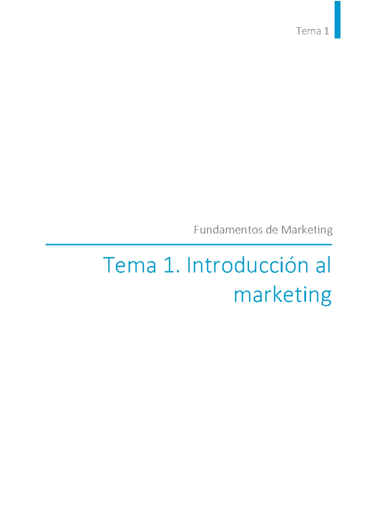 Tema 11: Introducción al Marketing Digital y el Consumidor Online - Studocu