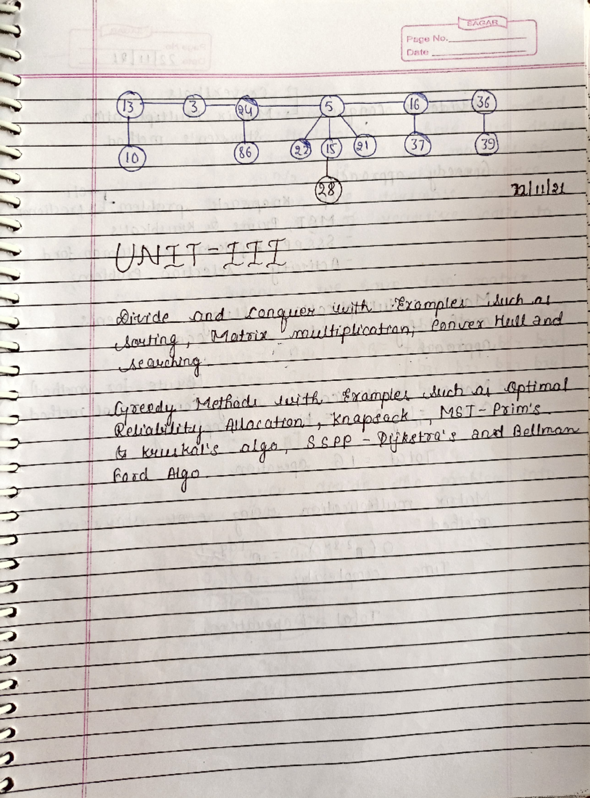 DAA Unit 3 Study Guide: Key Concepts and Topics - Studocu