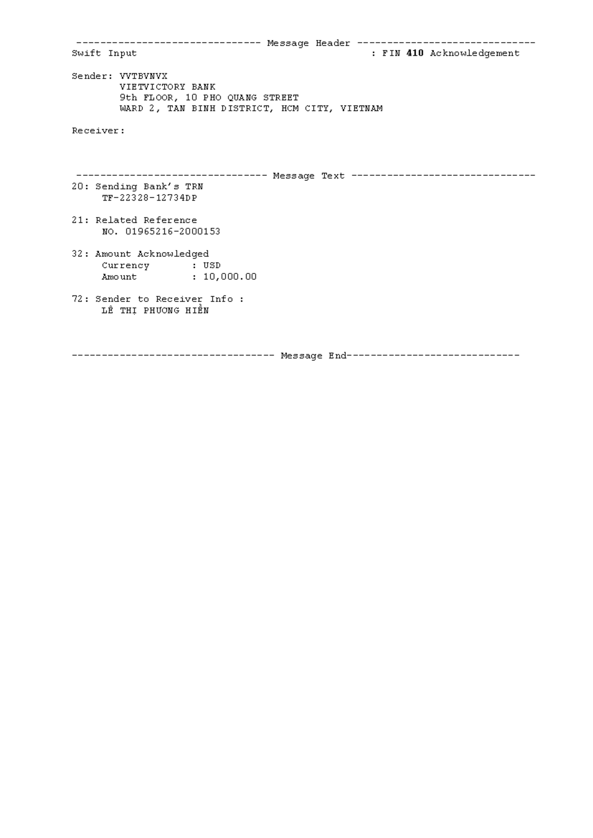 Register Documentary Collection MT 410 20221124094106 - Message Header ...
