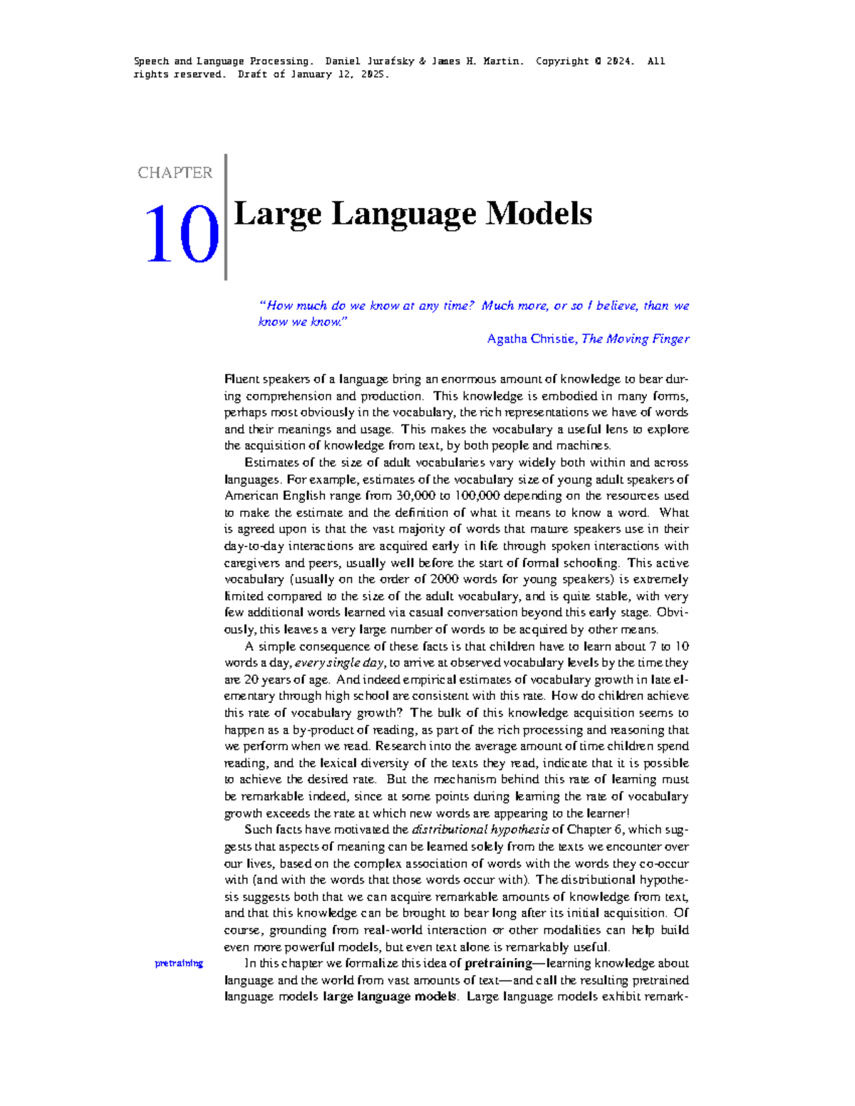 Final Exam Notes on Large Language Models (LLM) - Chapter 10 - Studocu