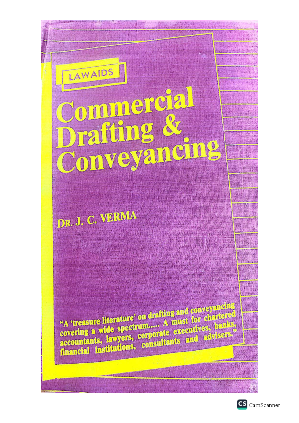 LAWAIDS CS Corporate Drafting & Conveyancing Lecture Notes by Dr. J.C ...