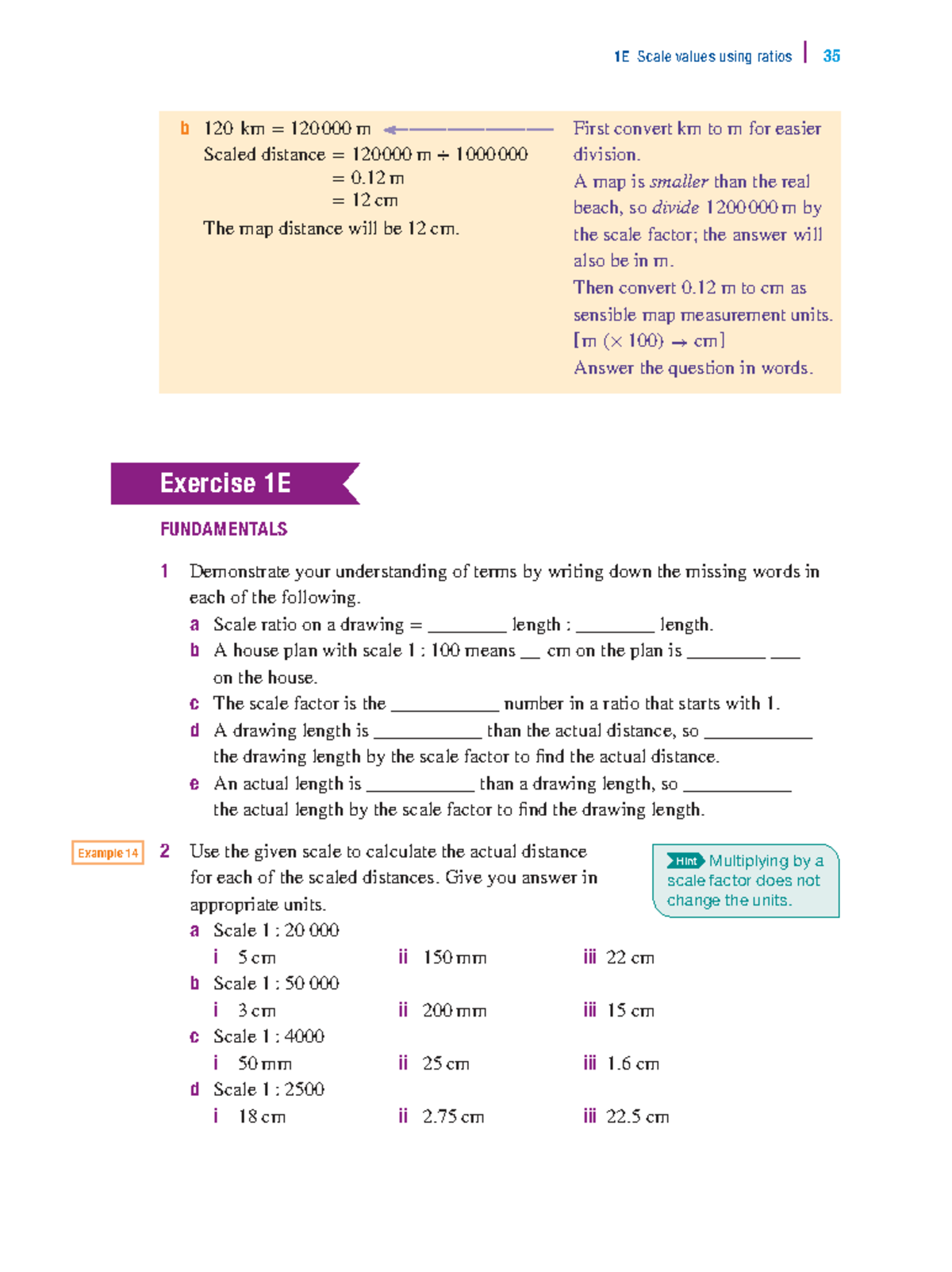 Scales and Ratios: Understanding 1E Scale Values and Measurements - Studocu