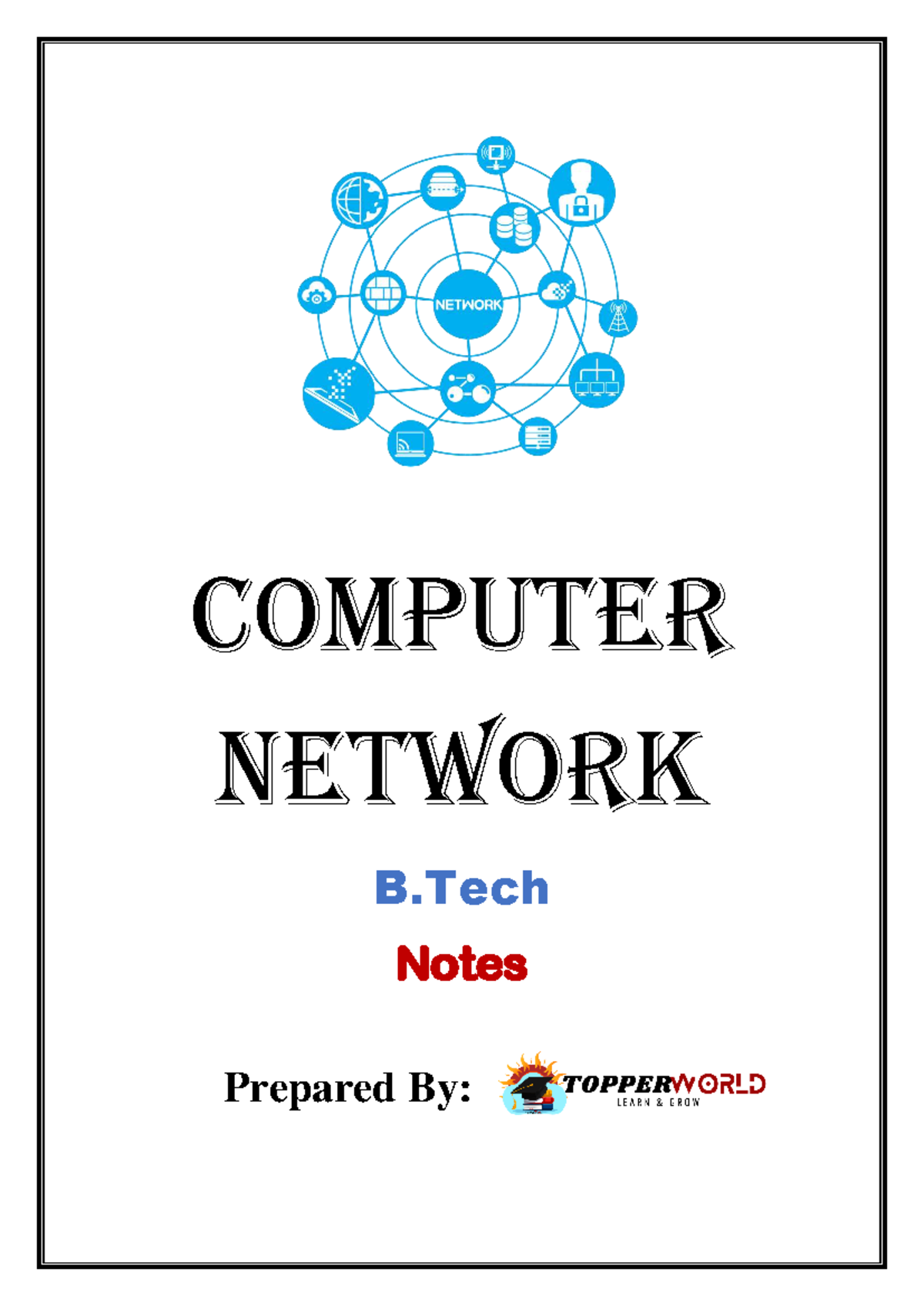 B.Tech Computer Network Notes: Comprehensive Overview and Key Concepts ...