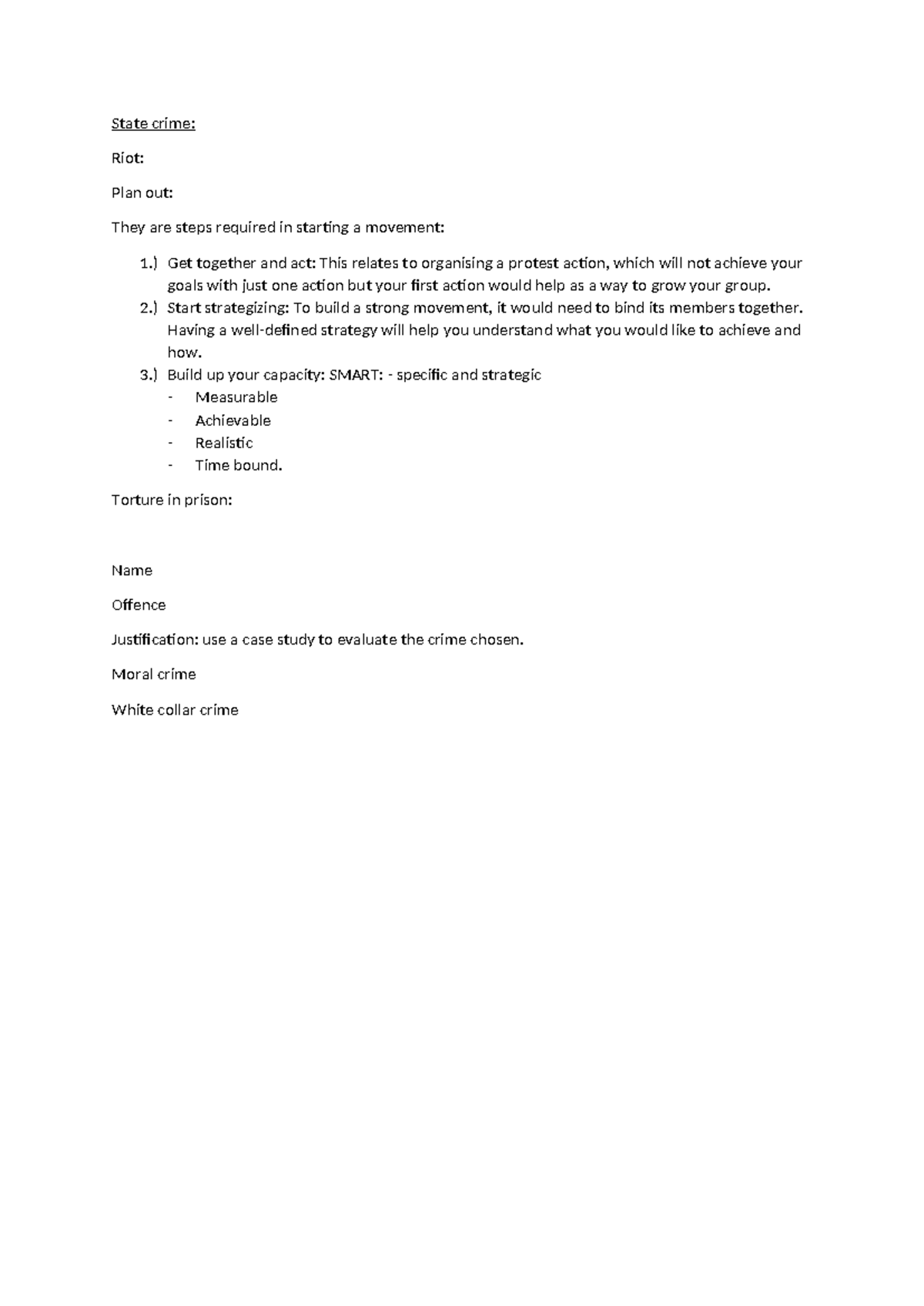 UNit 3 example - This should help in achieving a pass or merit. - State ...