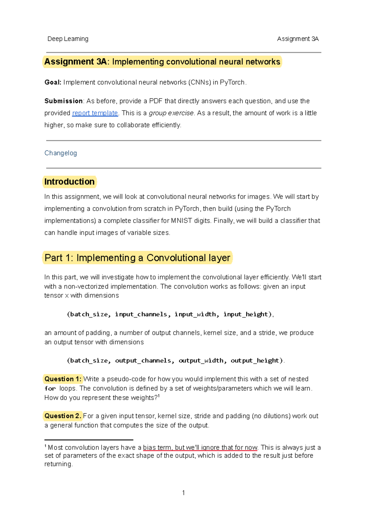 Assignment 3A: Implementing CNNs with PyTorch for Image Classification ...