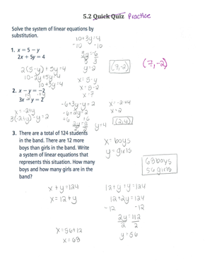 [Solved] Write a system of equations to describe the situation below ...