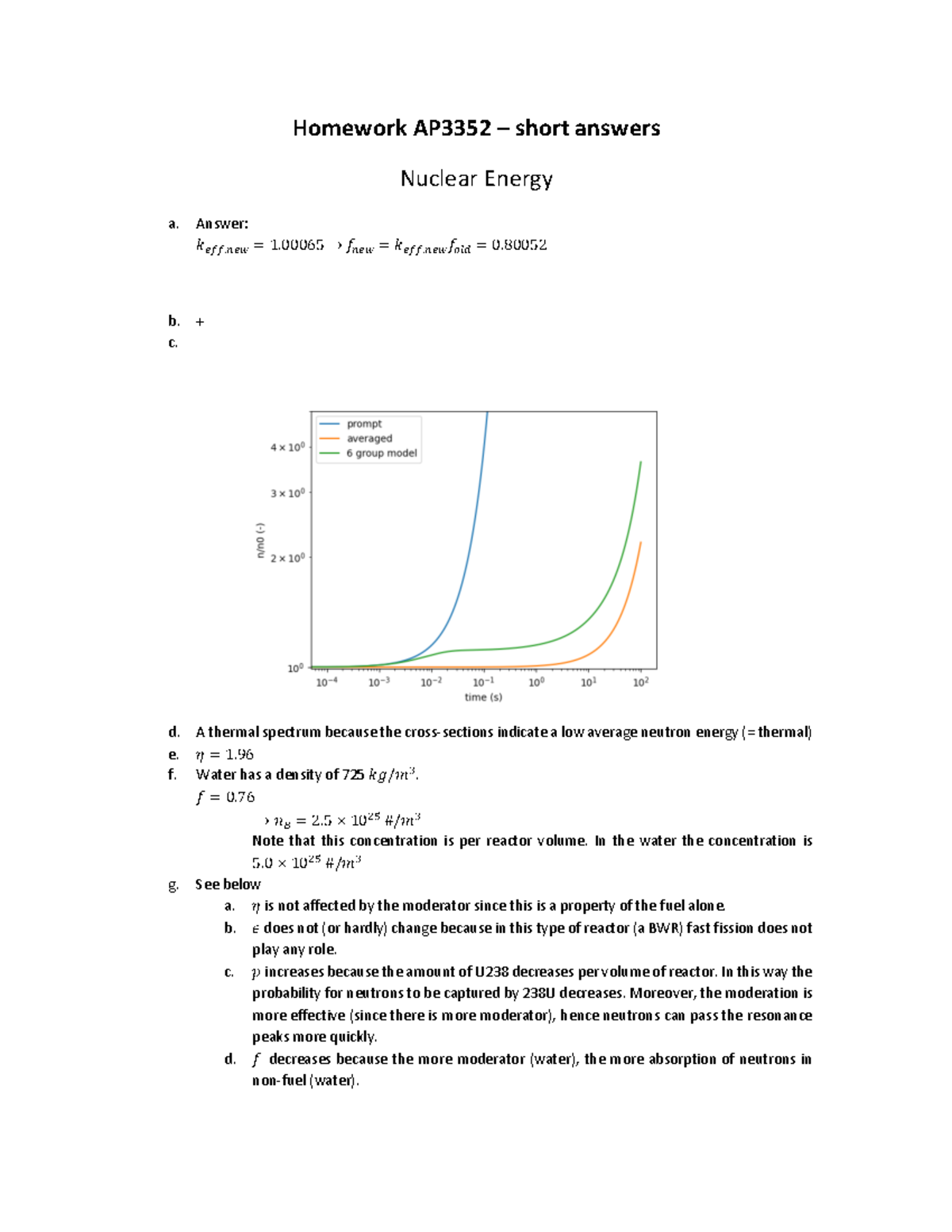 Homework AP3352: Short Answers on Nuclear Energy - Studeersnel