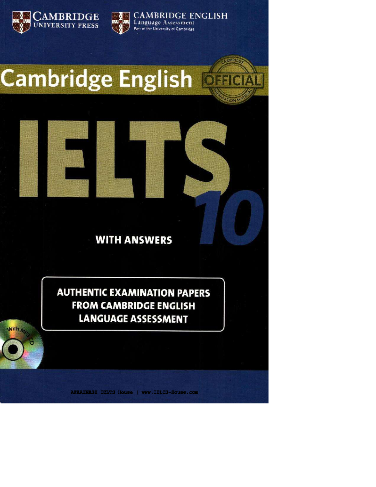 Cambridge IELTS 10 - No listening transcripts - Ngôn ngữ anh - Studocu