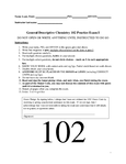 CHEM 101 - UNC Chapel Hill - General Descriptive Chemistry I - Studocu