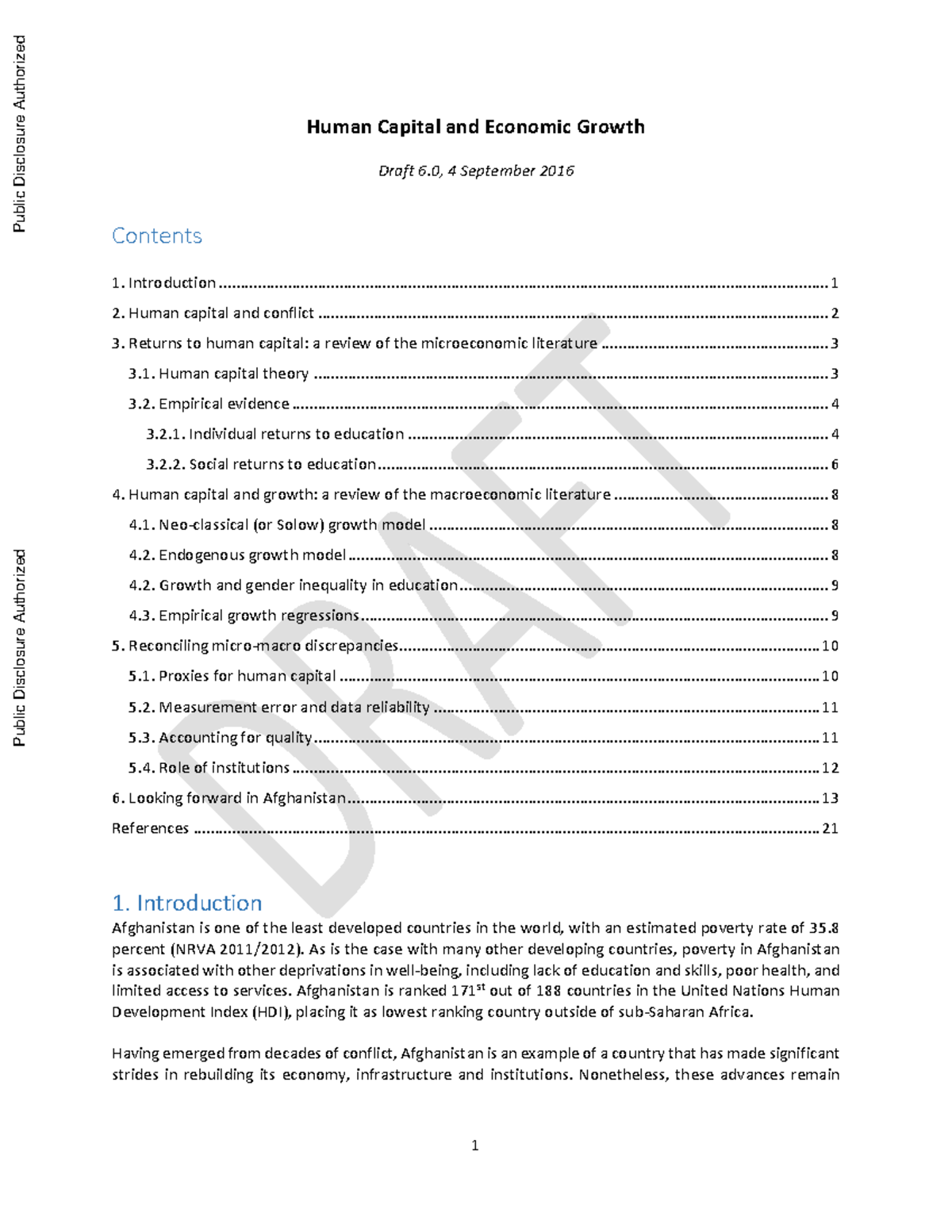 Human Capital and Economic Growth: A Comprehensive Review (Draft 6.0 ...