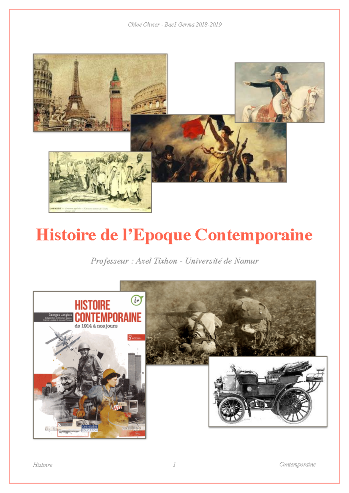 Histoire de l'Epoque Contemporaine - Cours complet - Histoire de l ...