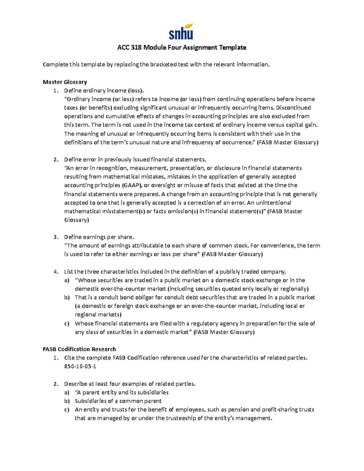 低価格で大人気の Four Module 318 ACC Assignment Define 1. Glossary Master - 語学・辞書・学習参考書