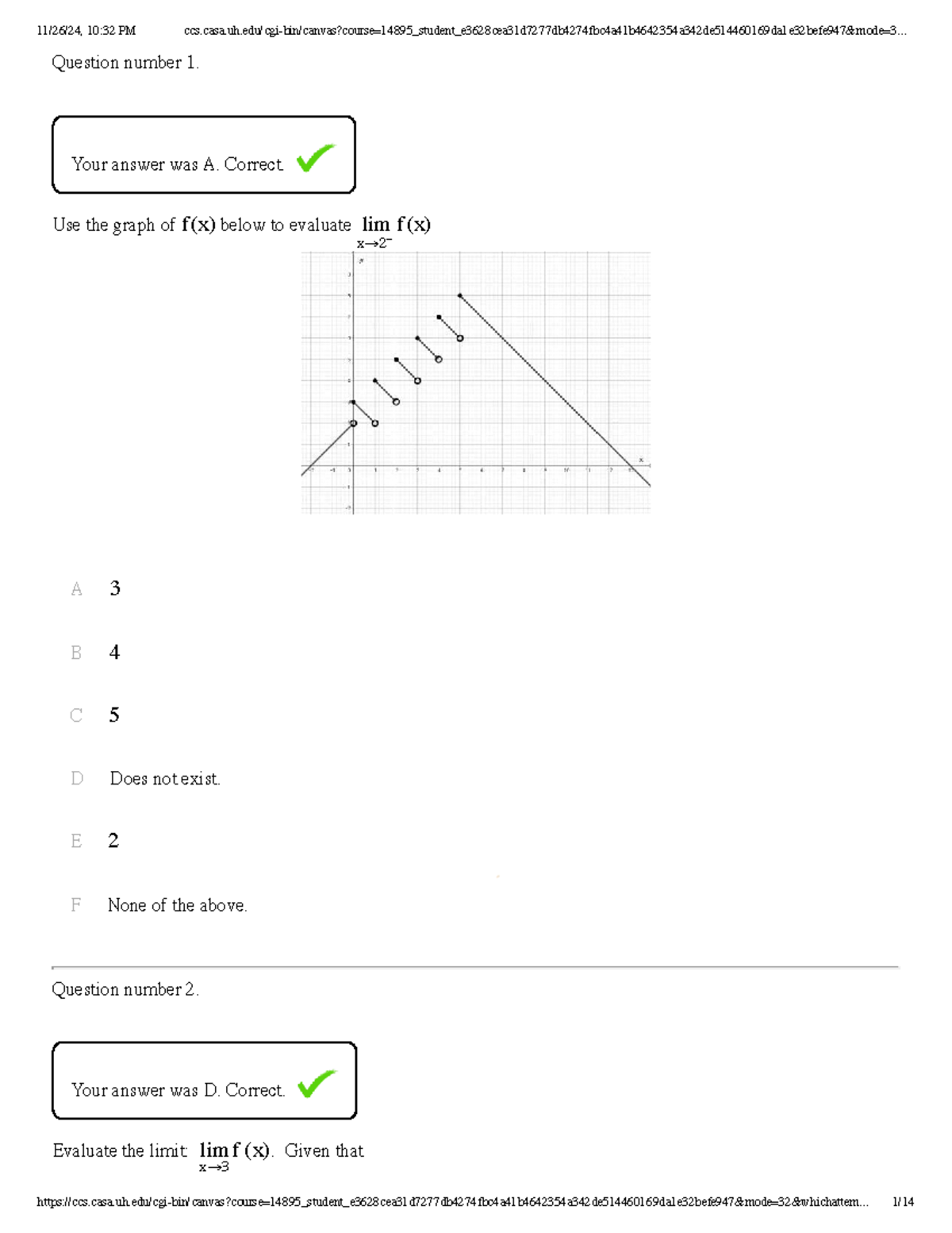 Calculus 1 EXAM 1 - Limit Evaluations and Derivatives - Studocu