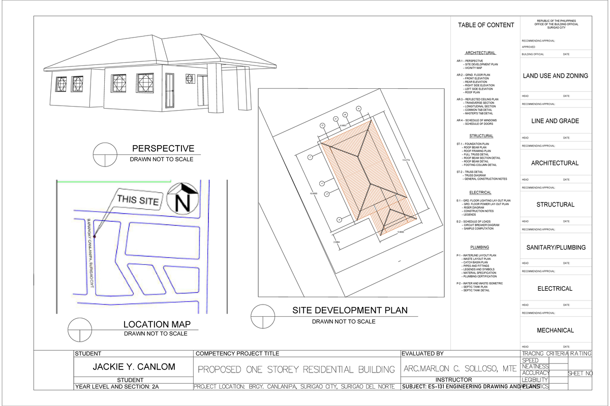 ES-131 Engineering Drawing & Plans: Autocad Sample Project - Studocu