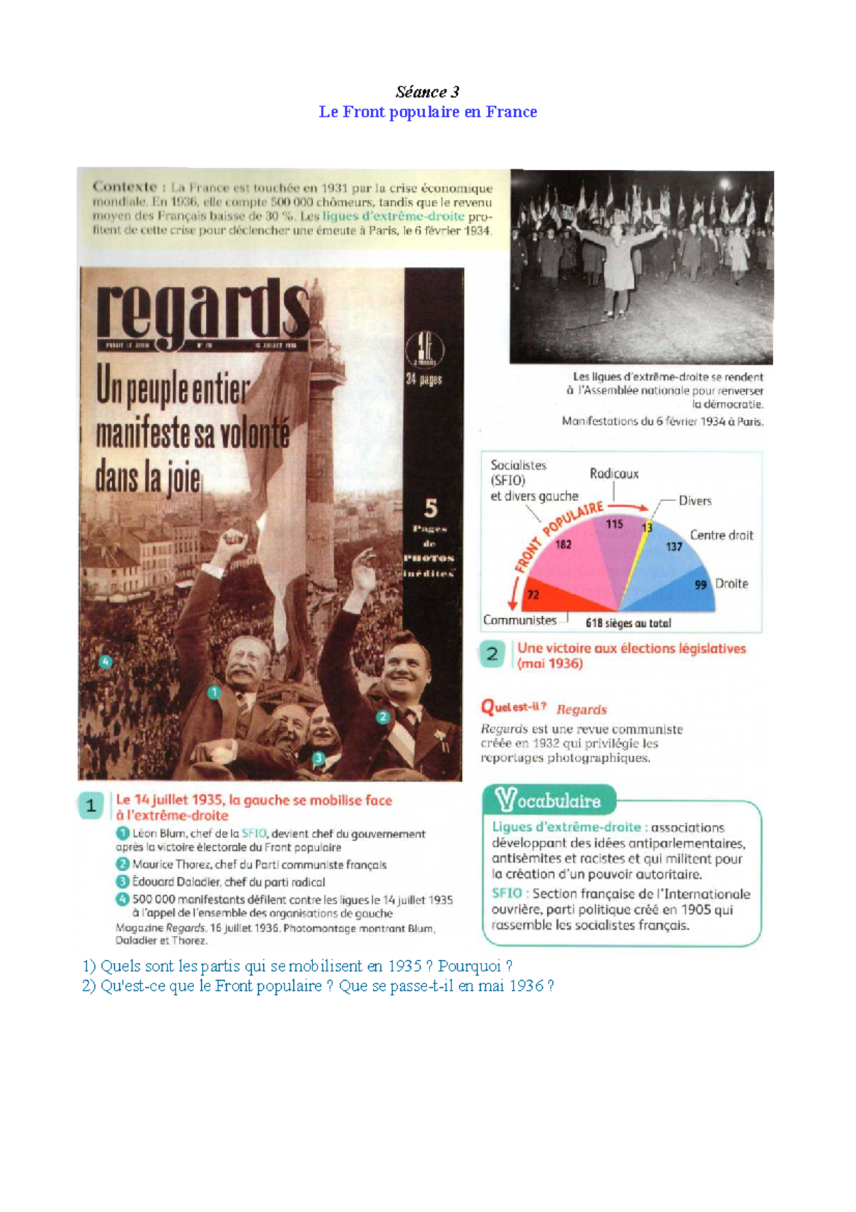 3e hist th1 seq2 fiche 4 - Cours - Histoire-Géographie - Séance 3 Le ...