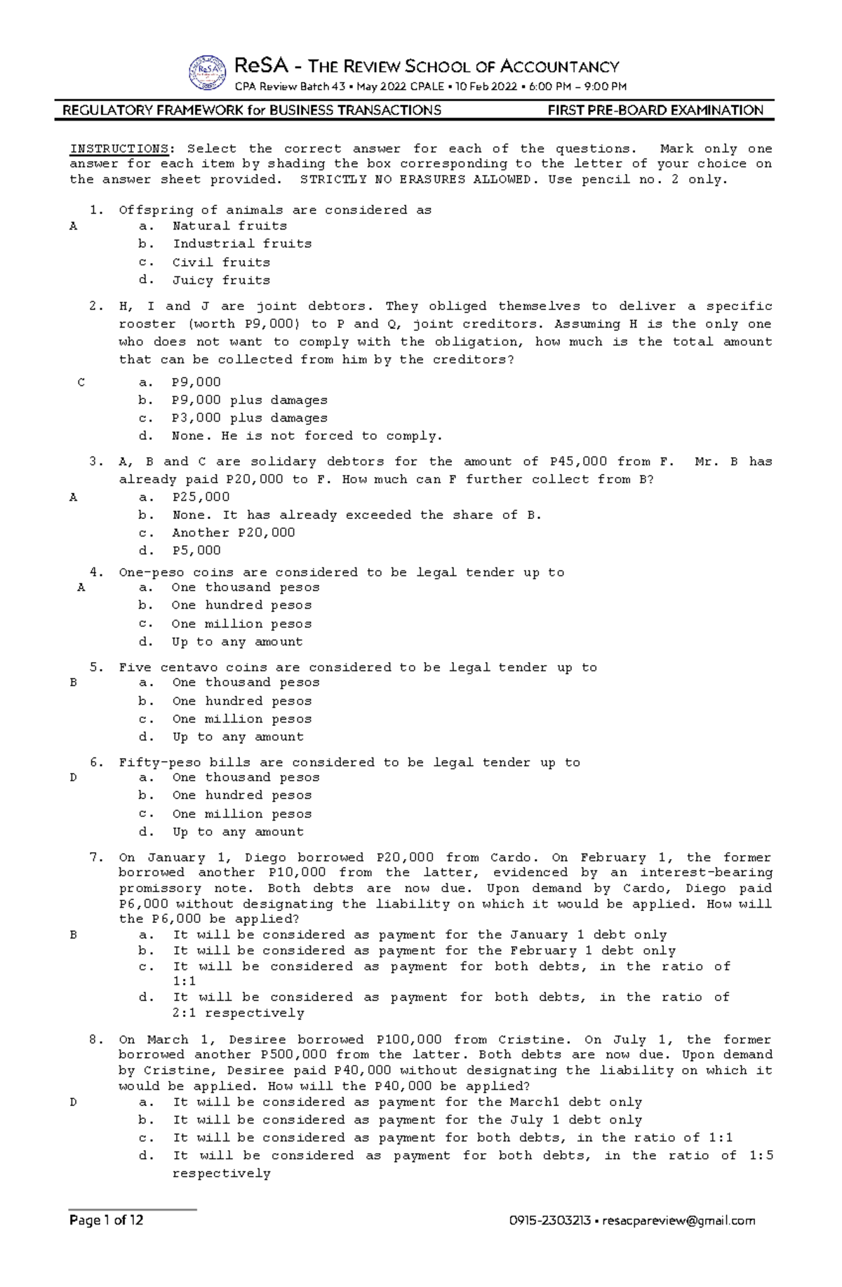 Resa-b43-rfbt-first-pb-exam-questions-ampamp-answers compress - ReSA ...