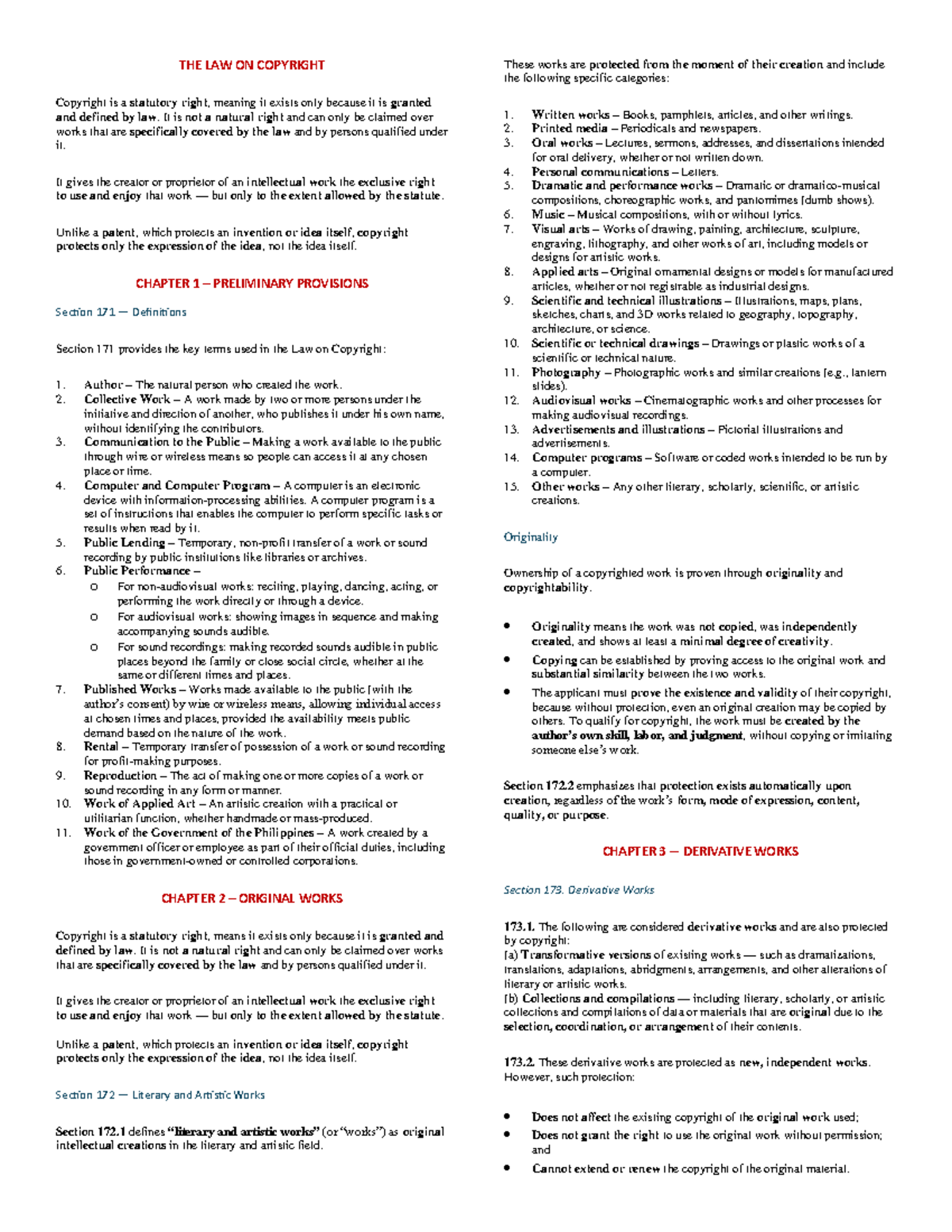 LAW ON COPYRIGHT: A Comprehensive Overview (INB 831774750316) - Studocu