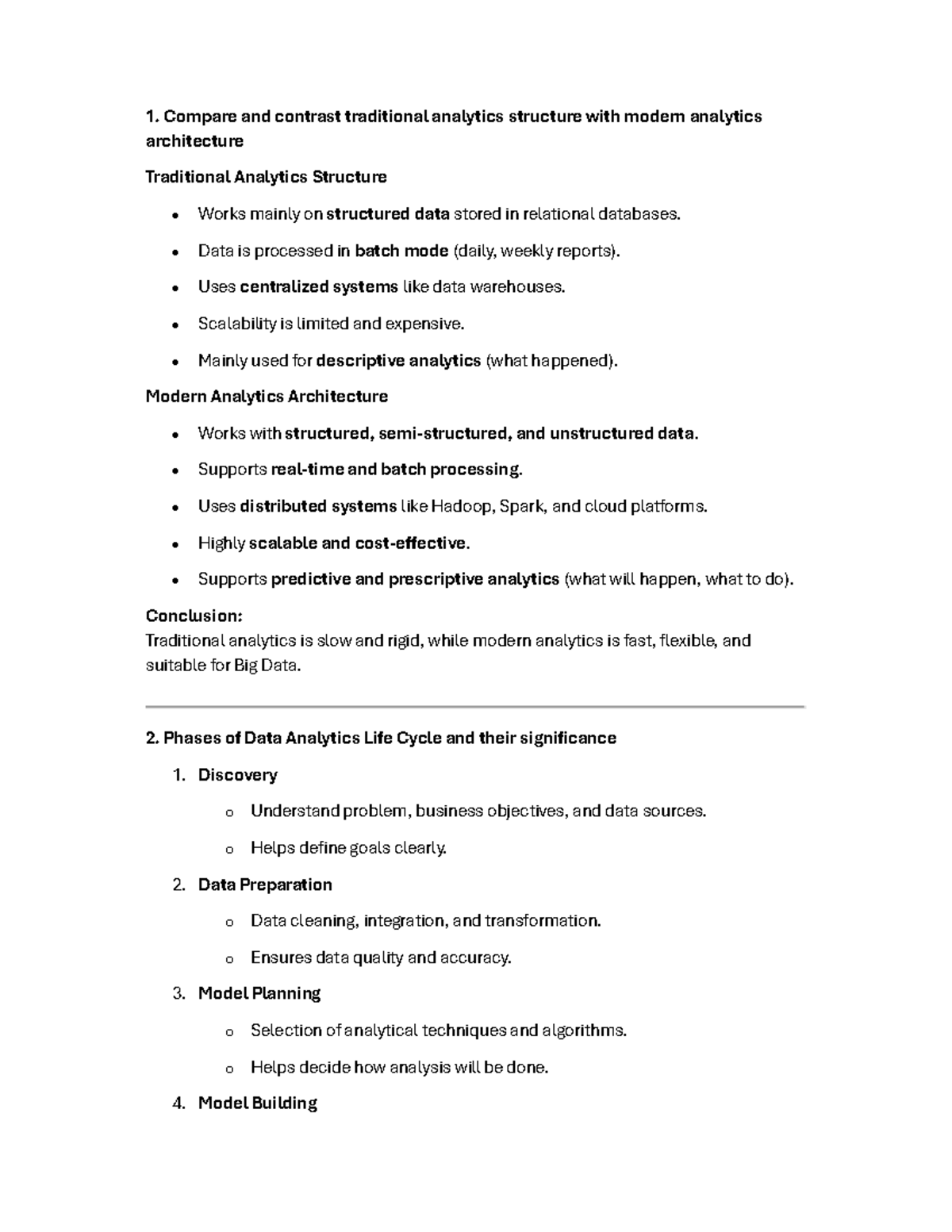 Comparative Study of Traditional vs Modern Analytics Architecture ...