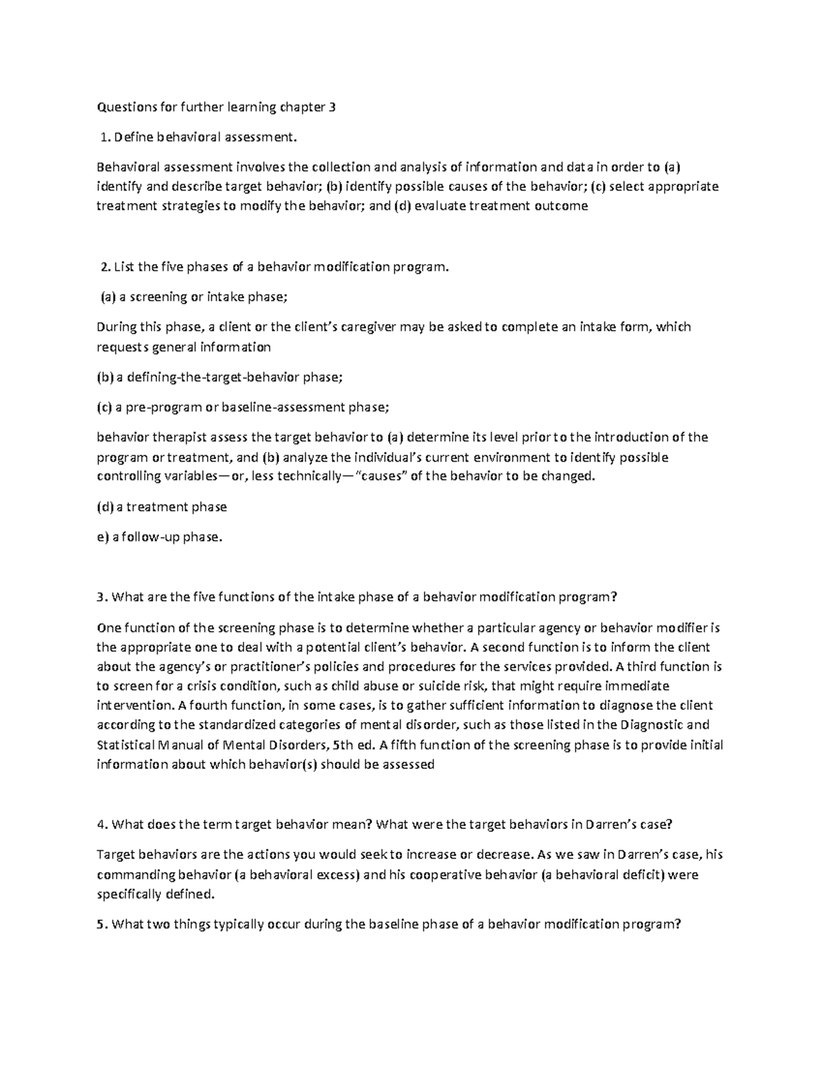 Chapter 3 notes - Detailed study guide - Warning: TT: undefined ...
