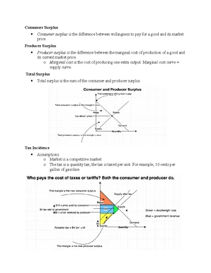 Consumer Surplus - Study Notes & Assignments - Studocu