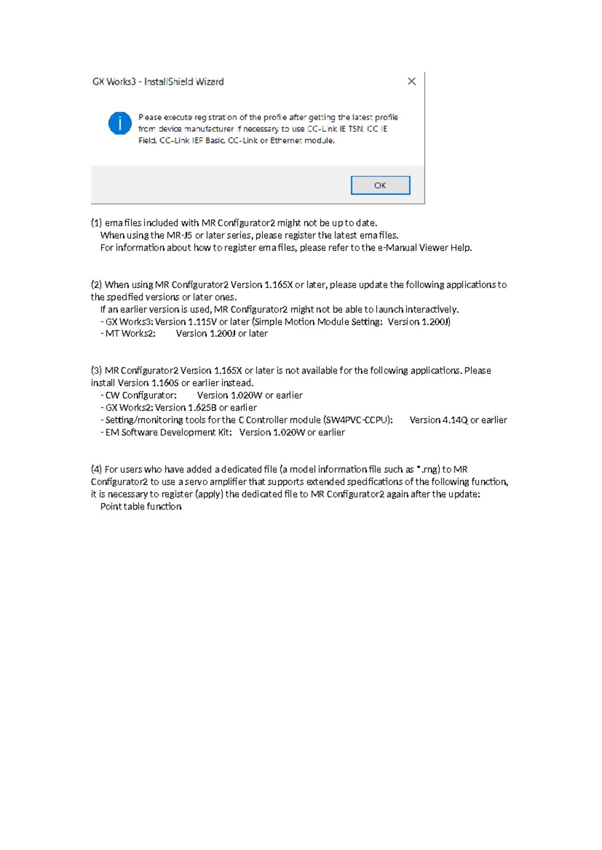 MR Configurator2 Update Notes for GX Works3 and MR-J5 Series - Studocu