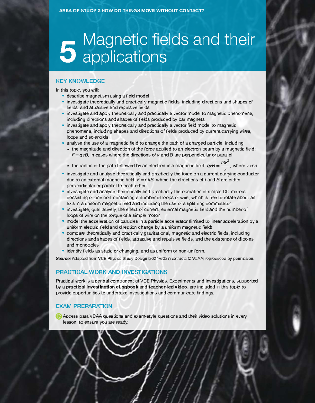 C05 Magnetic Fields and Their Applications: Understanding Motion ...