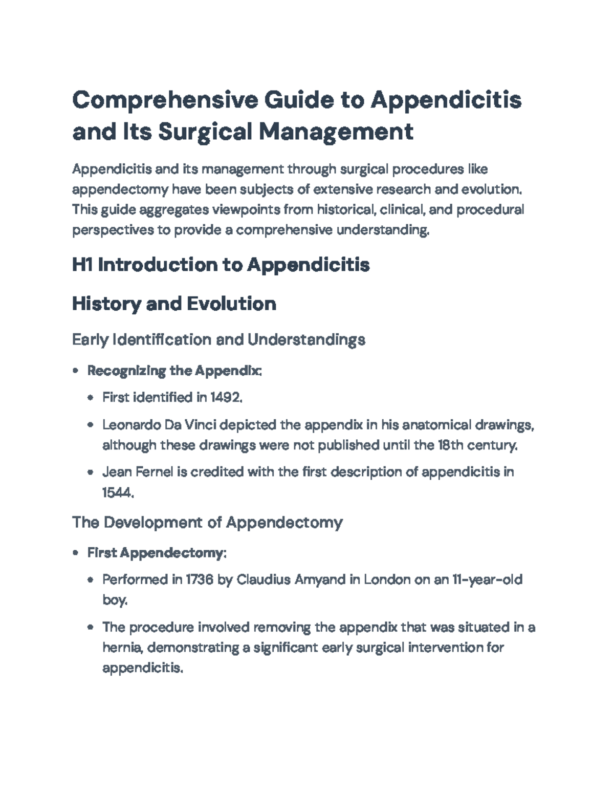 Comprehensive Guide to Appendicitis (SURG 101): Diagnosis & Surgical ...