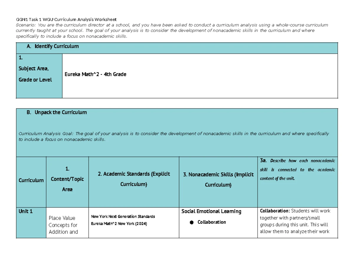 ONM1 - Task 1: Analyzing Differentiated Instruction in the Classroom ...